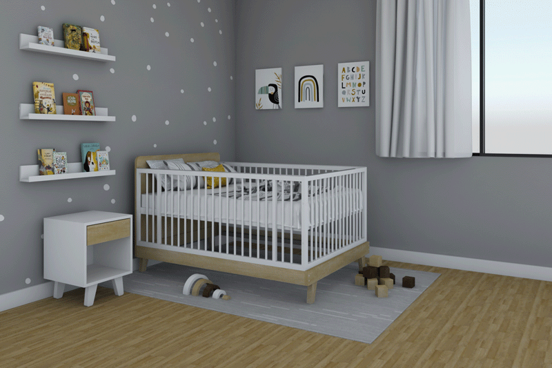 Cama Cuna Modelo Nap 100x150cm